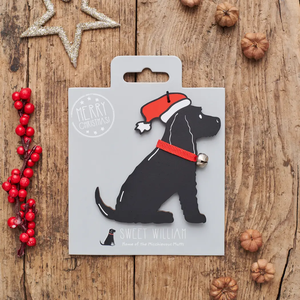 Christmas Tree Dog Decoration, Cocker Spaniel, Black - Image 3