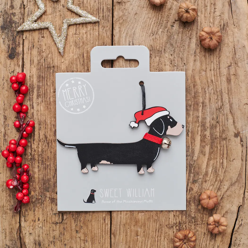 Christmas Tree Dog Decoration, Dachshund - Image 2