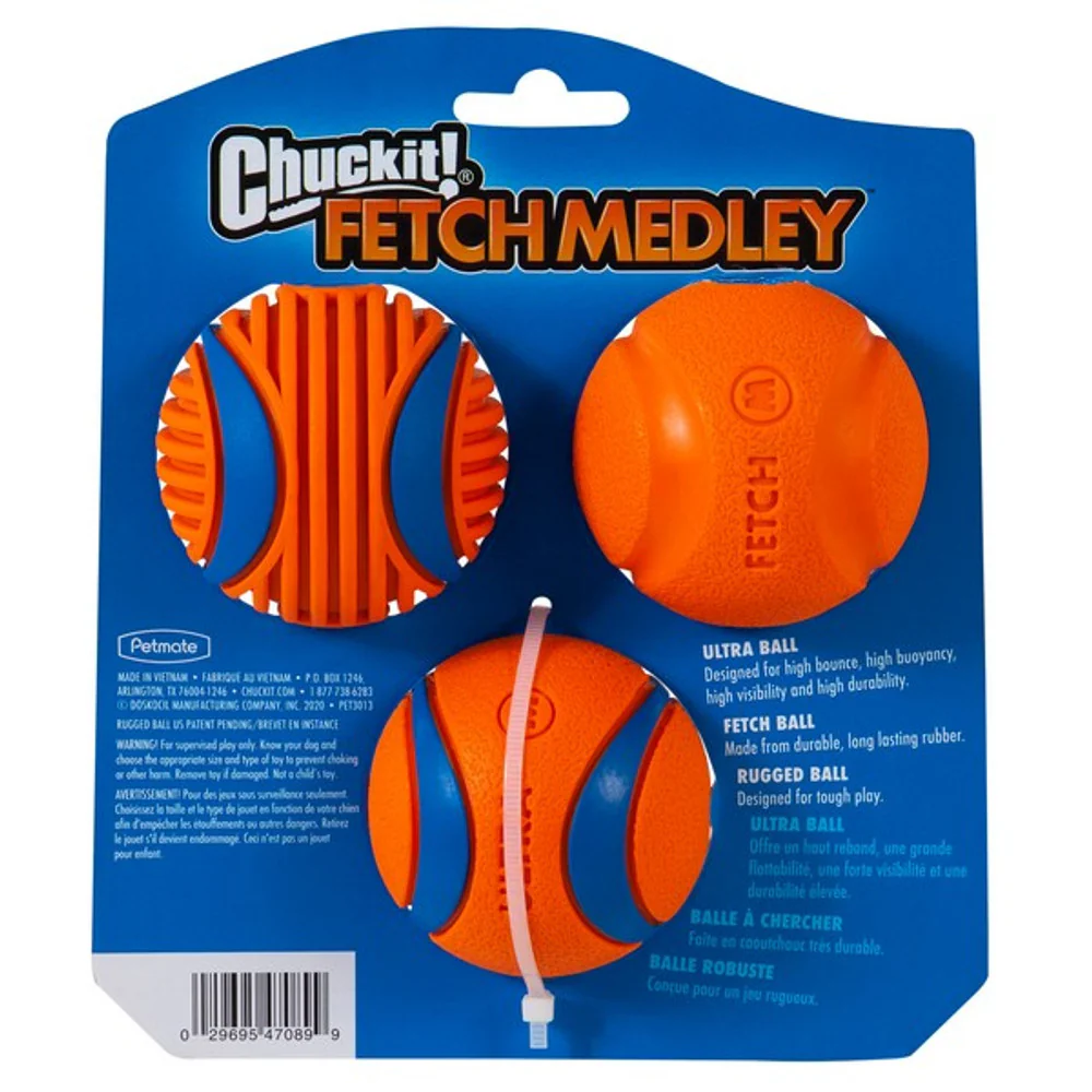 Chuckit! Balls Fetch Medley Gen 3 Medium - 3 Pack - Image 4