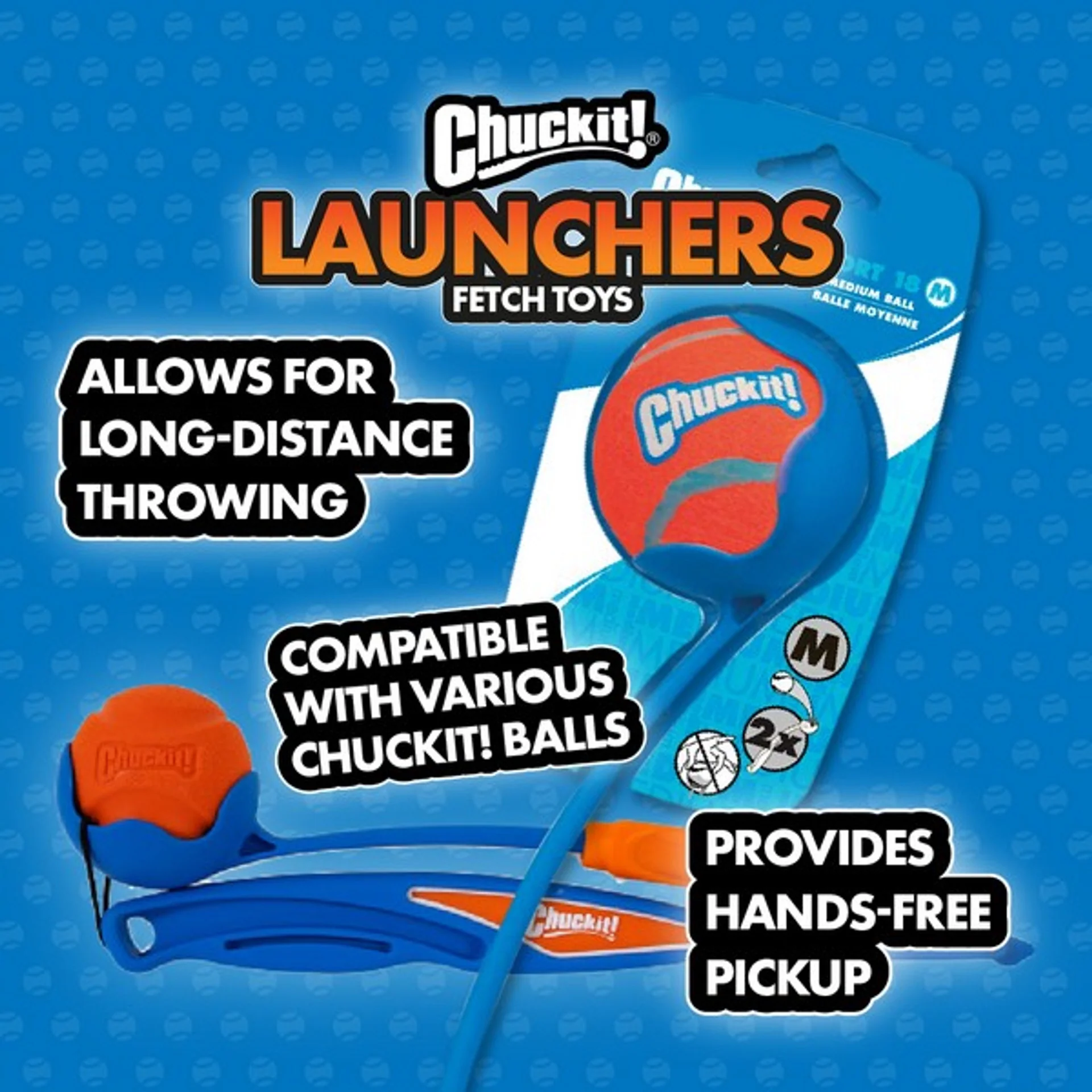Chuckit! Sport 12 Pocket Ball Launcher Medium 30cm - Image 6