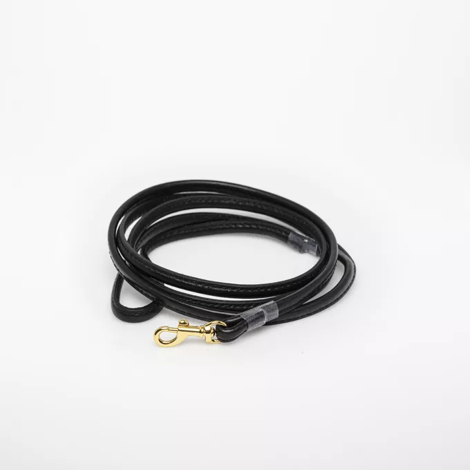 Collar of Sweden Black Genuine Leather Dog Lead - Image 3