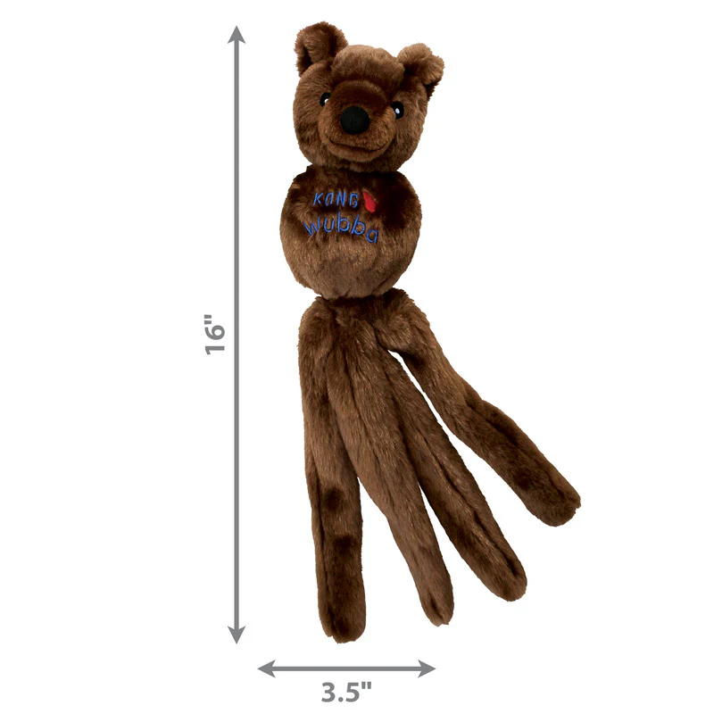 KONG Wubba Friends, Soft Plush Toy with Squeaker - Large - Image 3