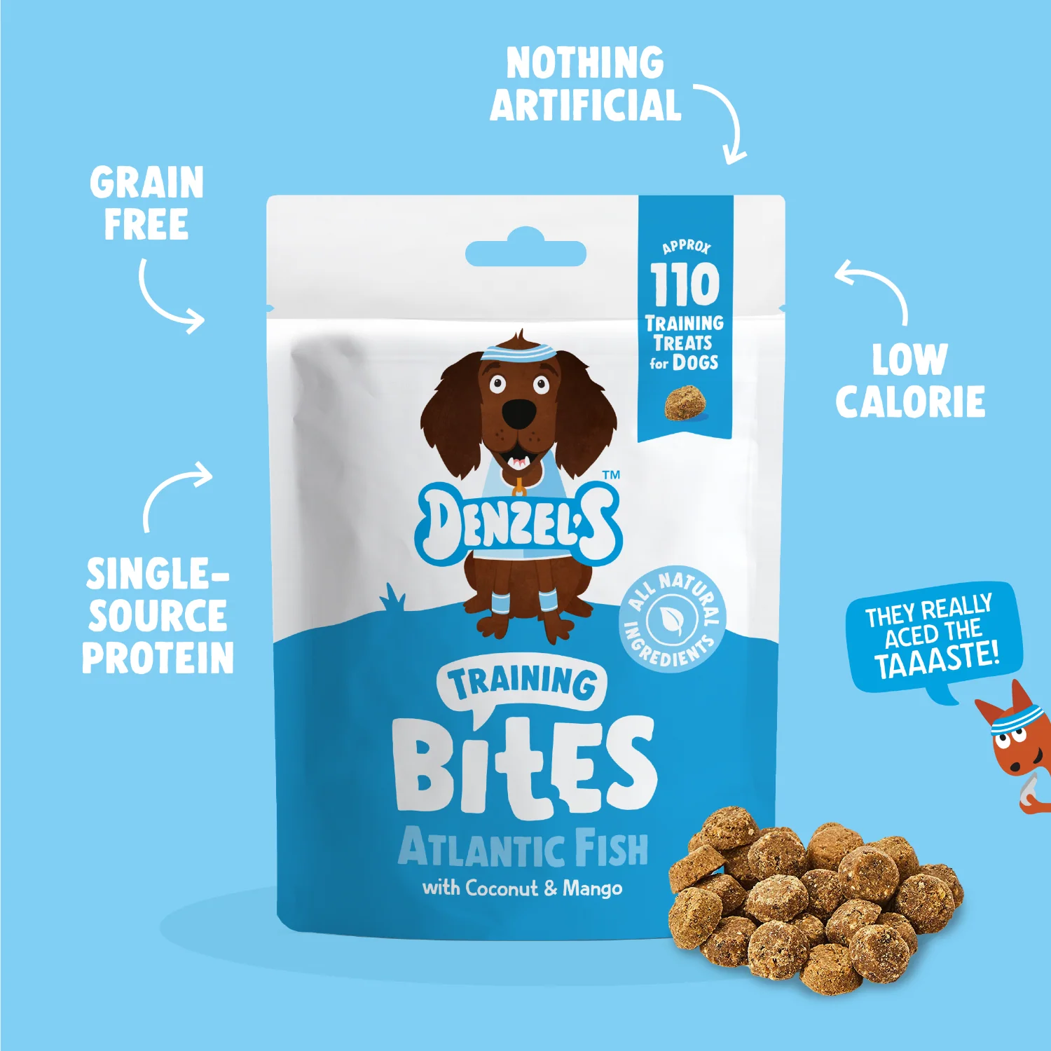 Denzel's Atlantic Fish Training Bites - 100g - Image 3