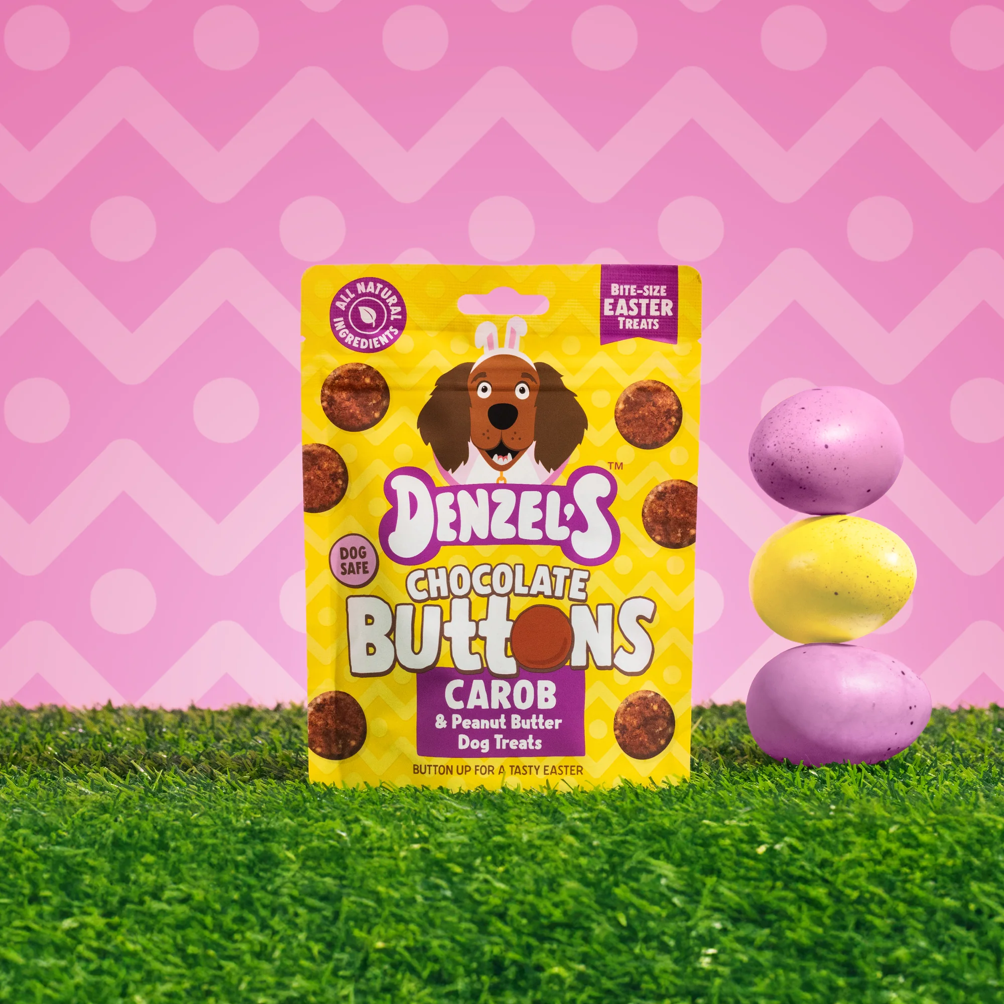 Denzel's Easter Chocolate Buttons Dog Treats - 90g - Image 10