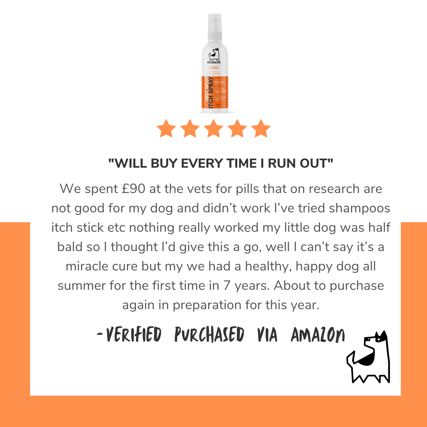 DogsLife Dog Itch Relief Spray - Image 2