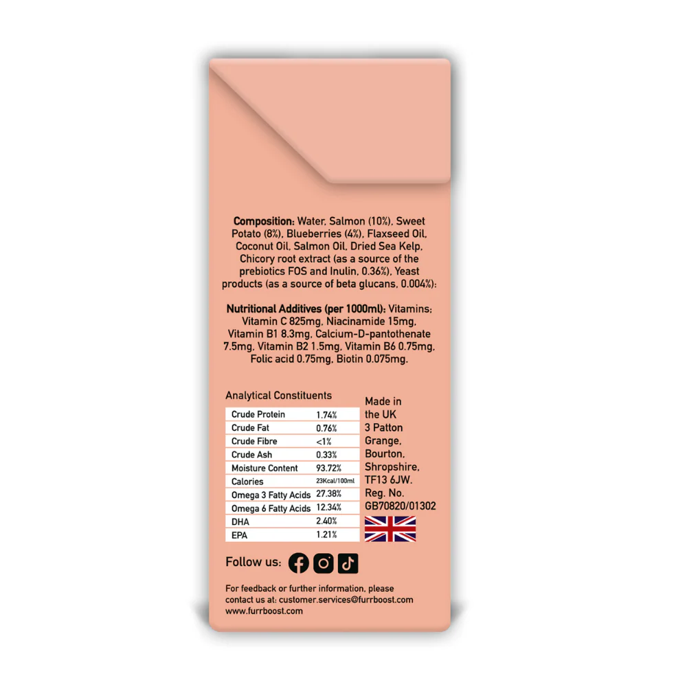 Furr Boost Salmon, Sweet Potato & Blueberry - 400ml - Image 3