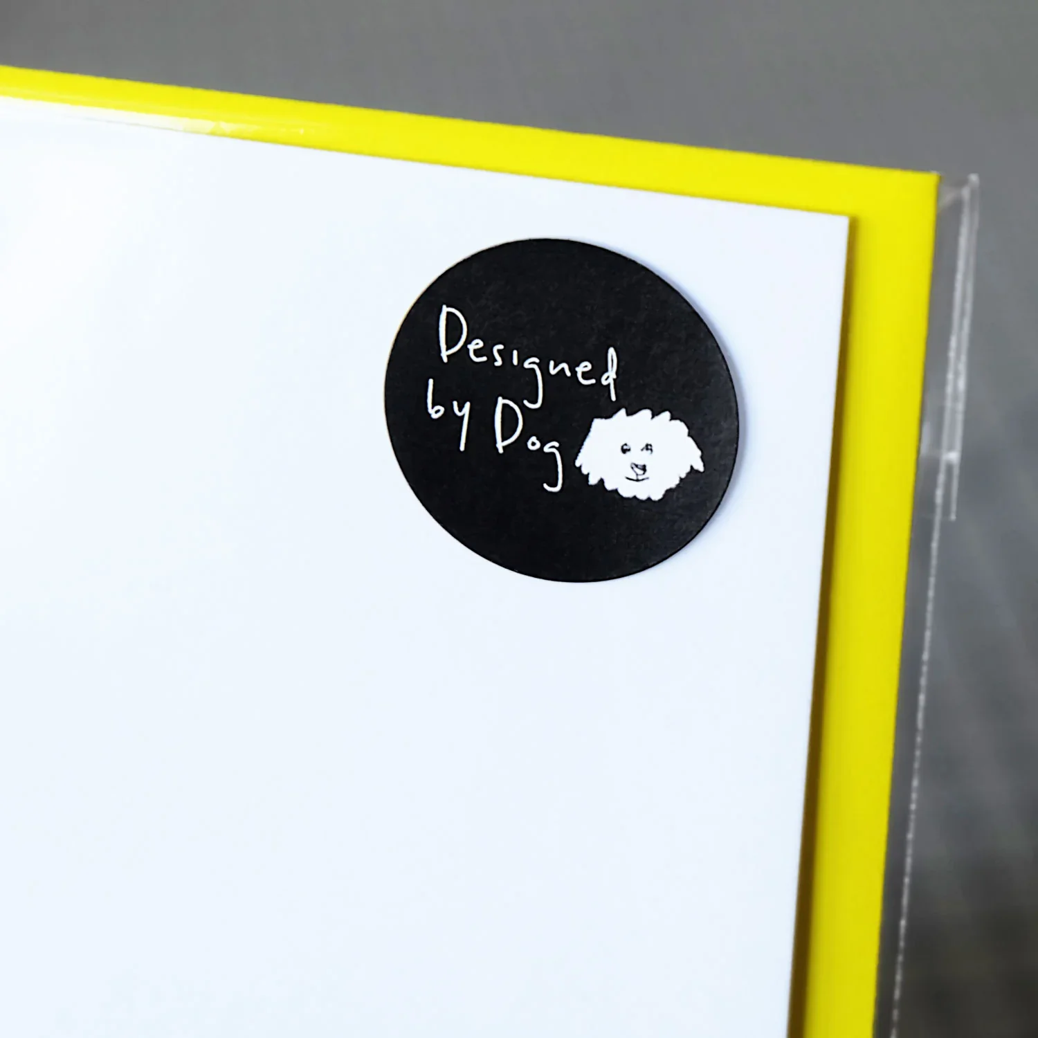 Paper Plane Have a Nice Day - Funny Card Designed by Dog - Image 2