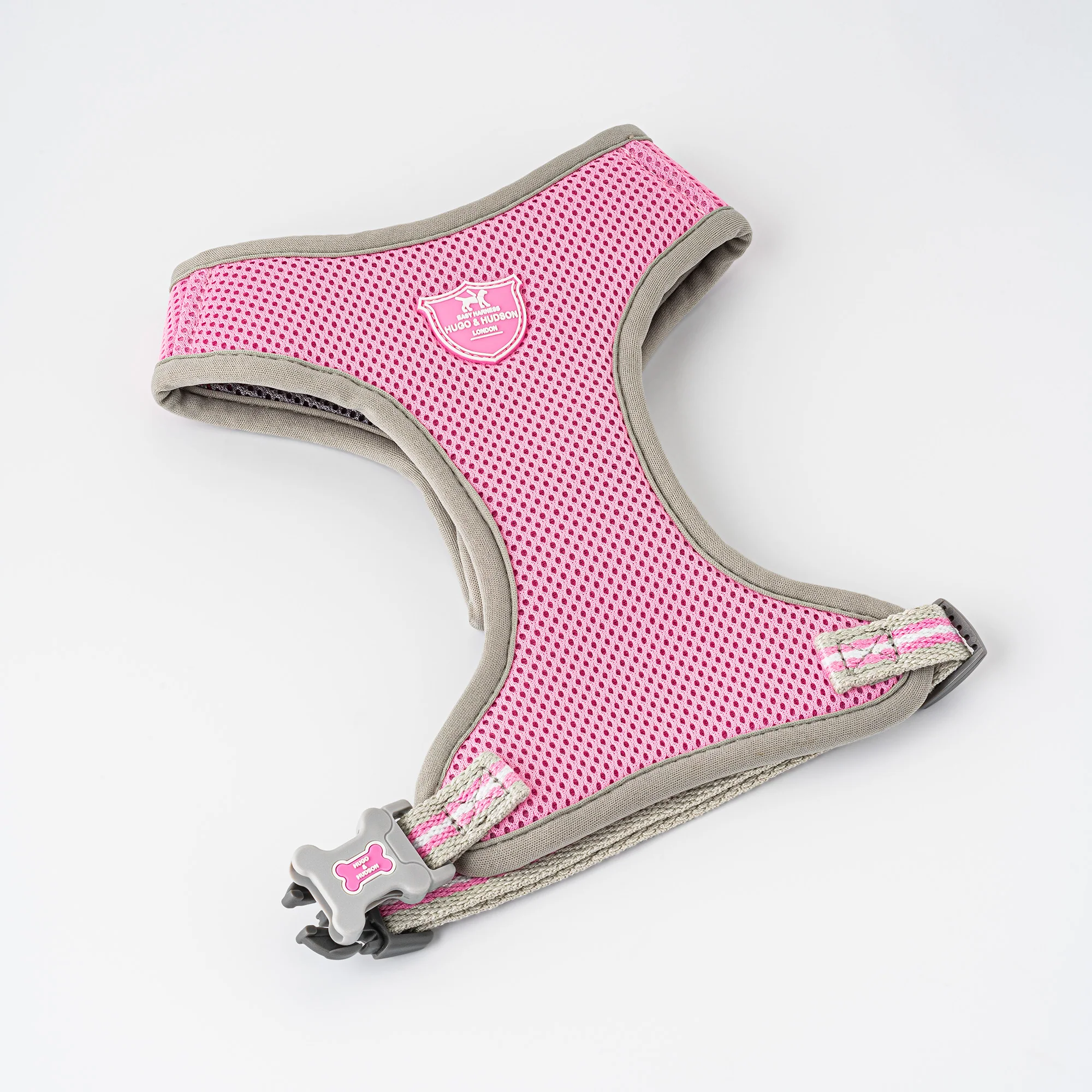 Hugo & Hudson Pink Breathable Mesh Harness for Dogs - Image 5