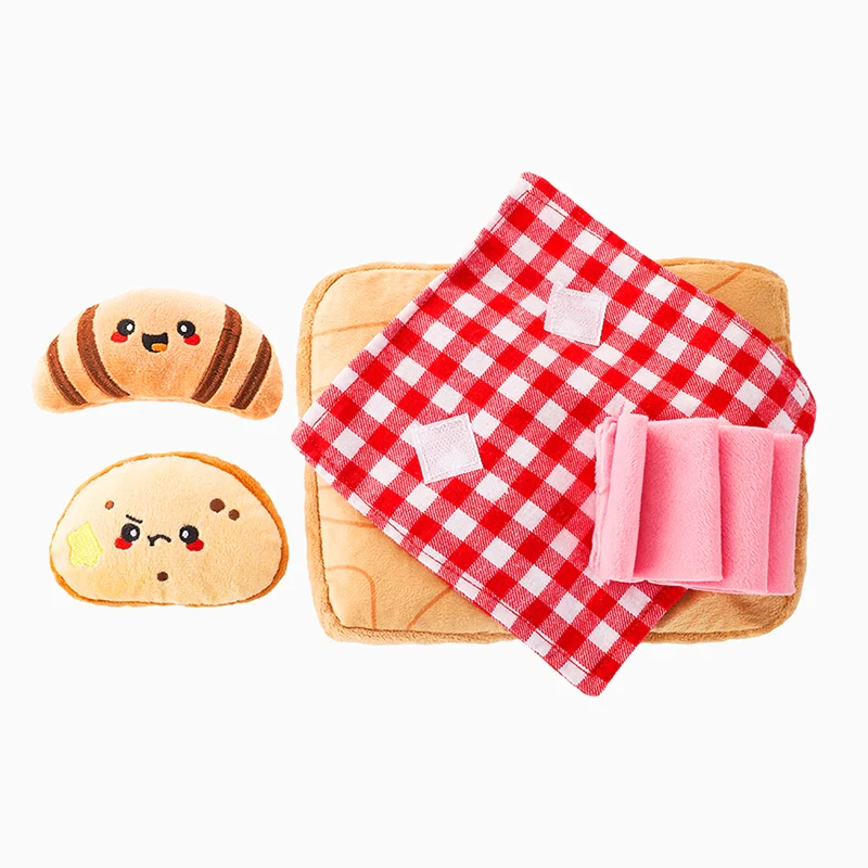 Hugsmart Picnic Charcuterie Board Snuffle Enrichment Dog Toy - Image 5