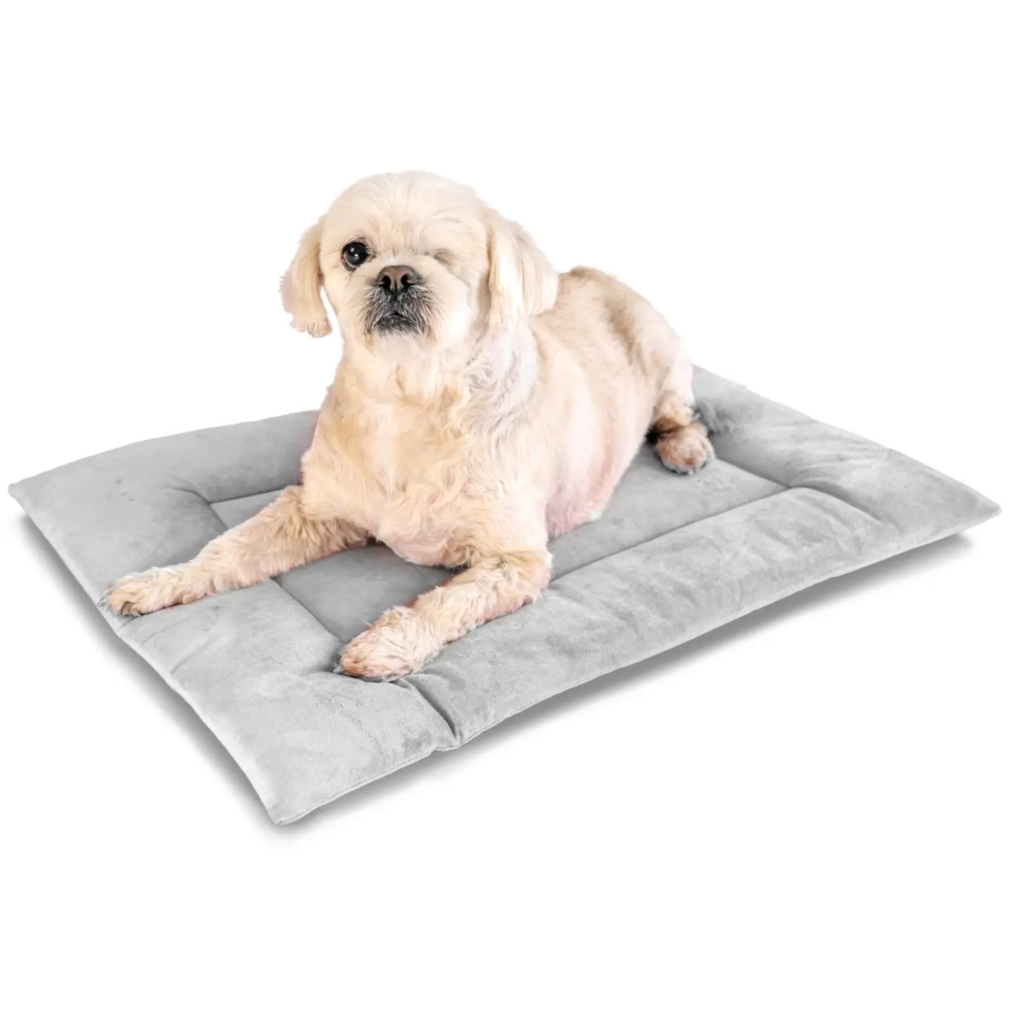 KindTail Pawd® Pad Pet Crate Bed - Light Grey - Image 4