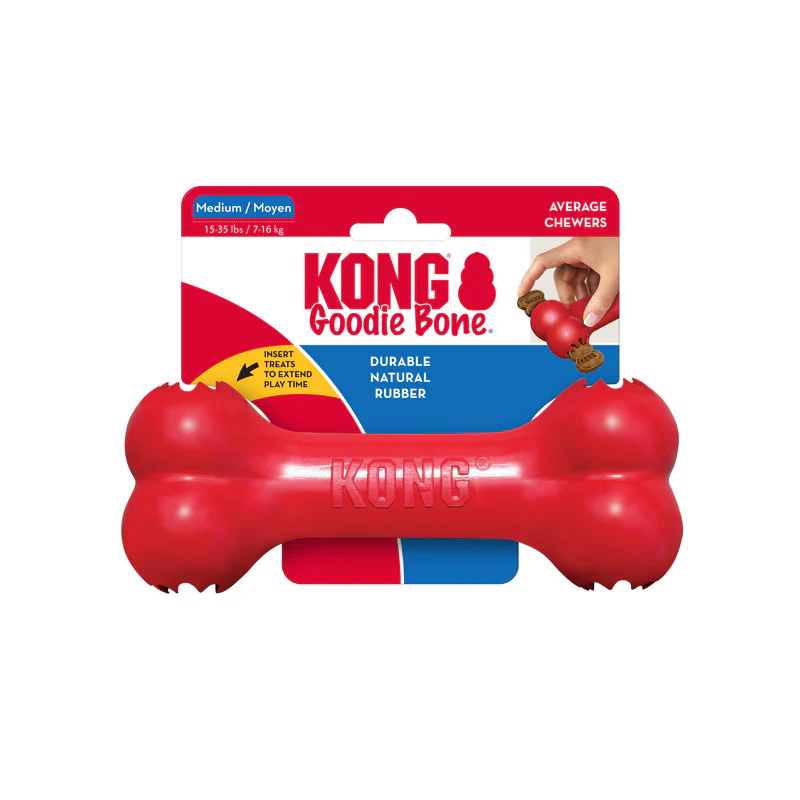 KONG Red Goodie Bone™ Natural Rubber Chew Toy