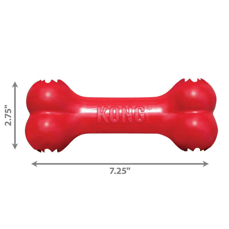 KONG Red Goodie Bone™ Natural Rubber Chew Toy - Image 5