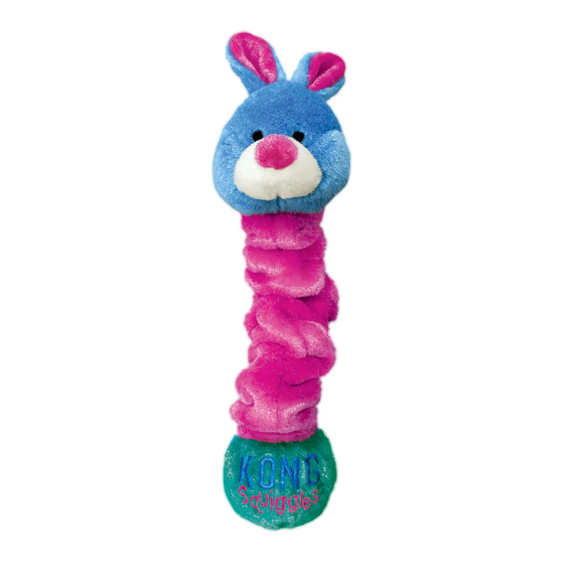 KONG Squiggles, Stretchy & Squeaky Soft Tug Toy - Medium - Image 5