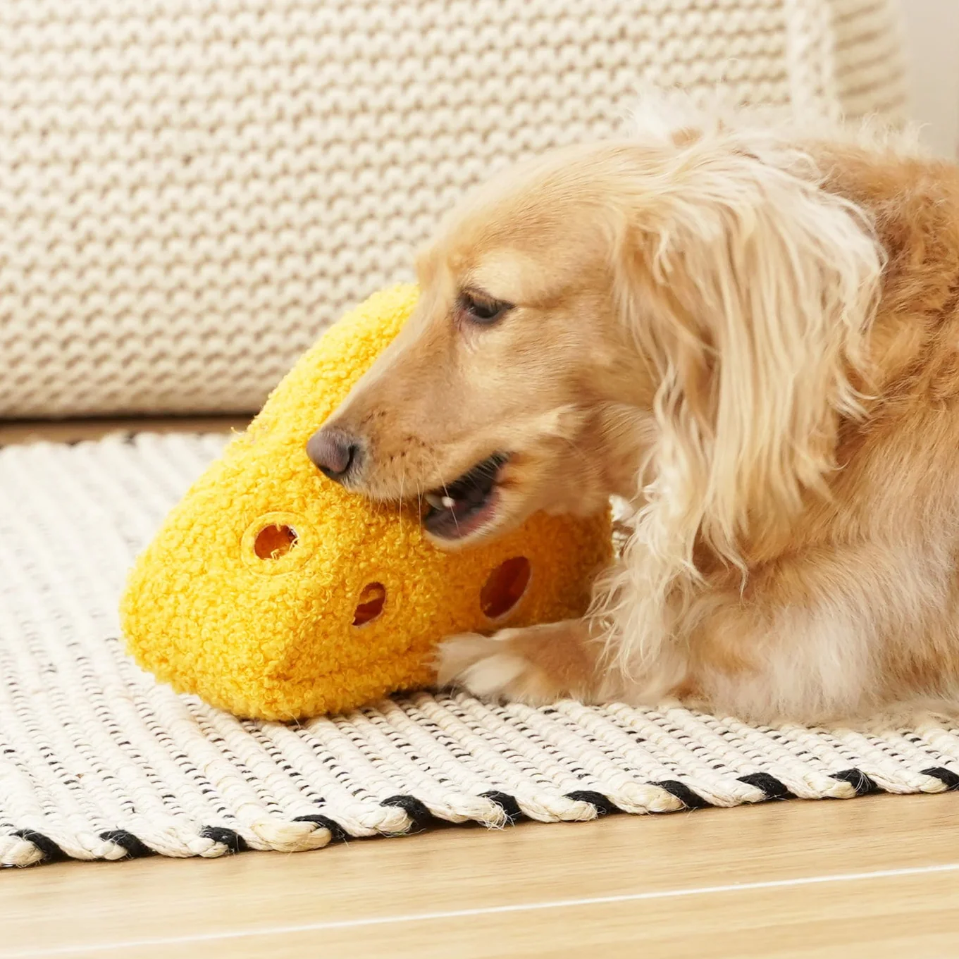 Lambwolf Collective Fromage Enrichment Snuffle Toy for Dogs - Image 2