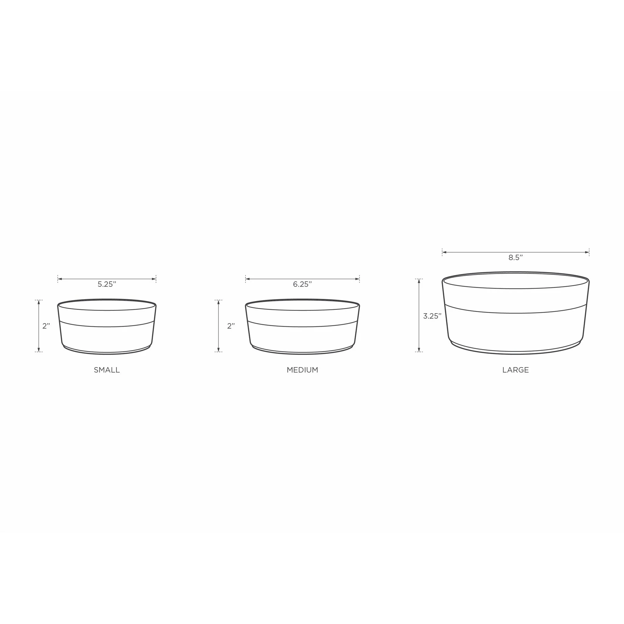 White Bone Pattern Ceramic Dog Bowl - Image 4