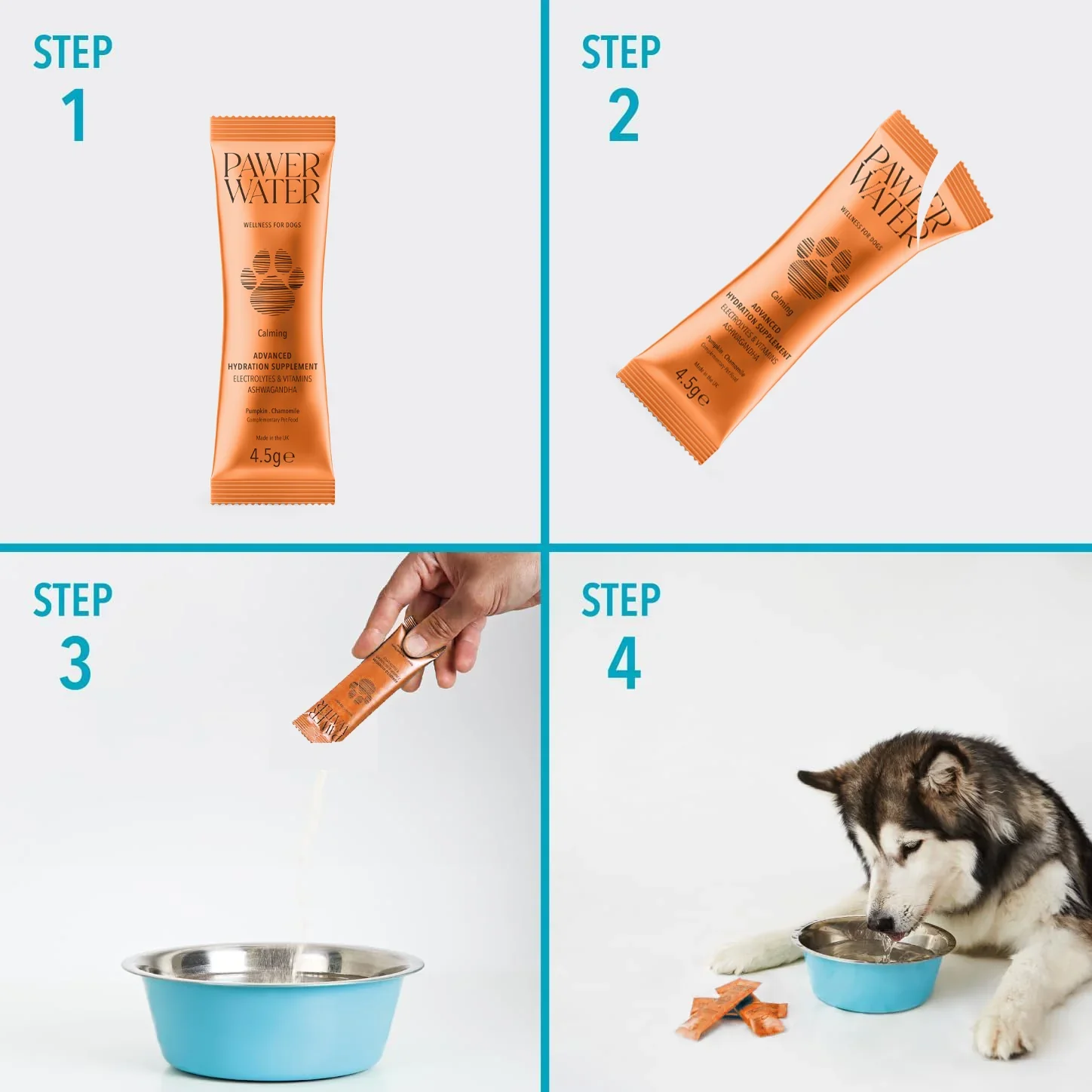 Pawer Water Calming Hydration Supplement x5 Sachets - Image 6