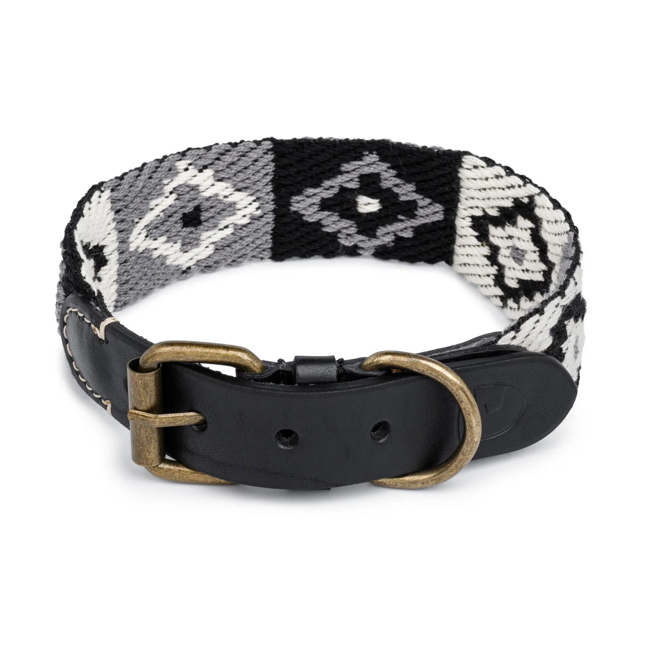 Buddys Dogwear Peruvian Indian Black Dog Collar - Image 3