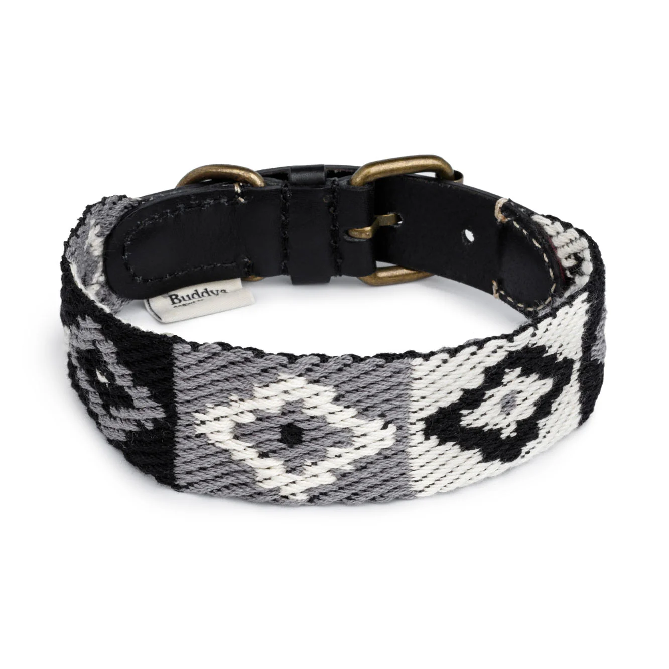 Buddys Dogwear Peruvian Indian Black Dog Collar - Image 4