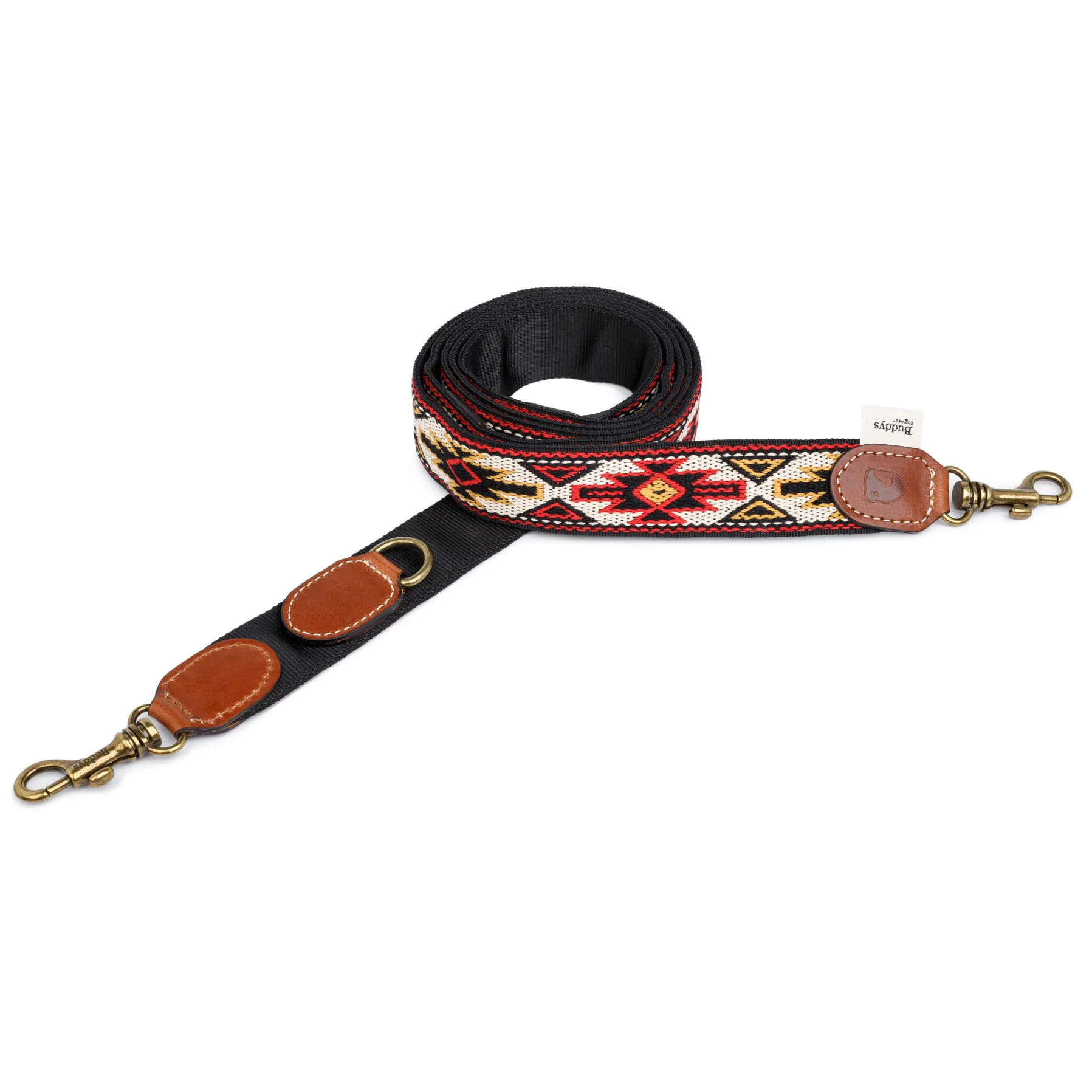 Buddys Dogwear Peyote Red 2m Adjustable Dog Lead - Image 4