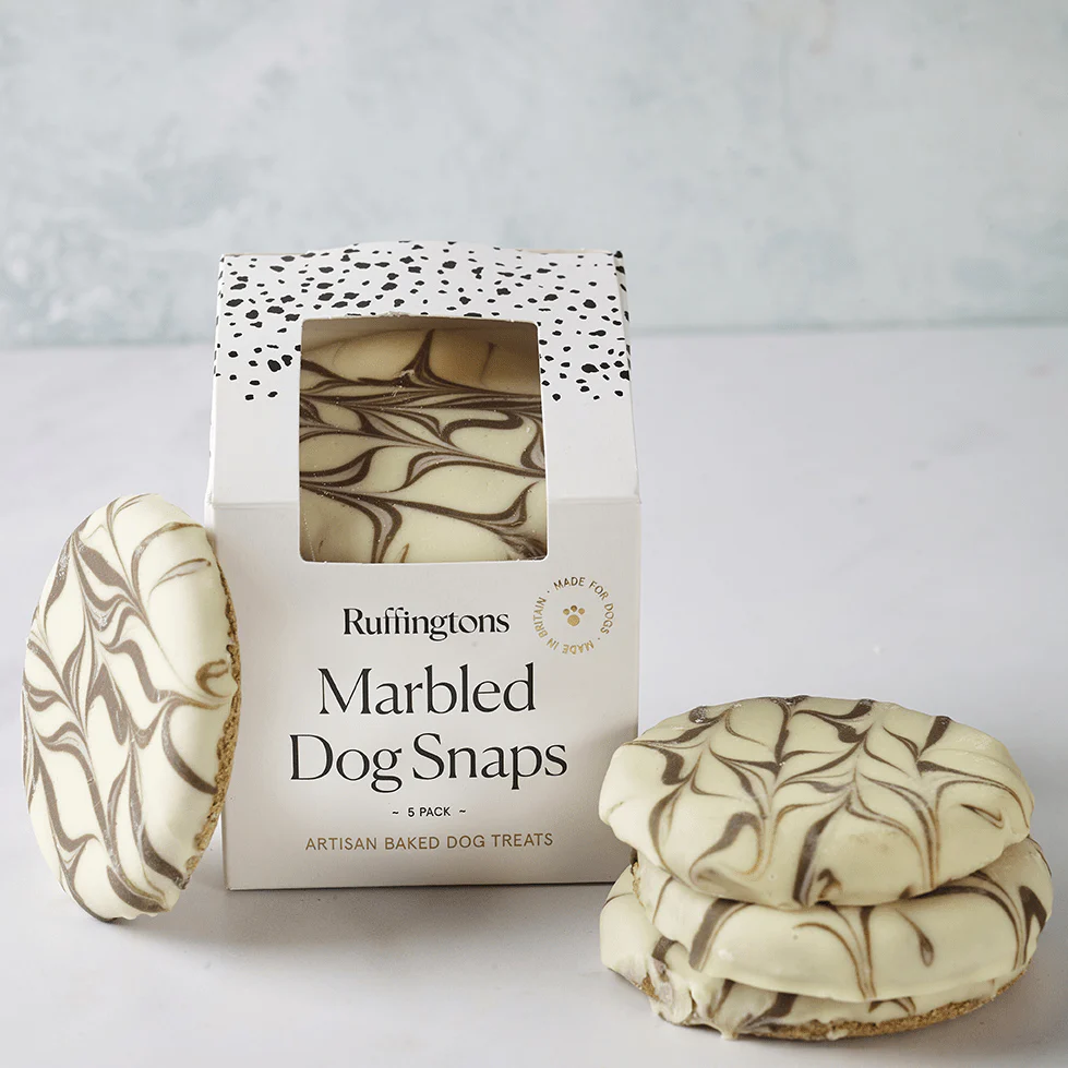 Ruffingtons Marbled Dog Snaps Treats Gift - 5pk