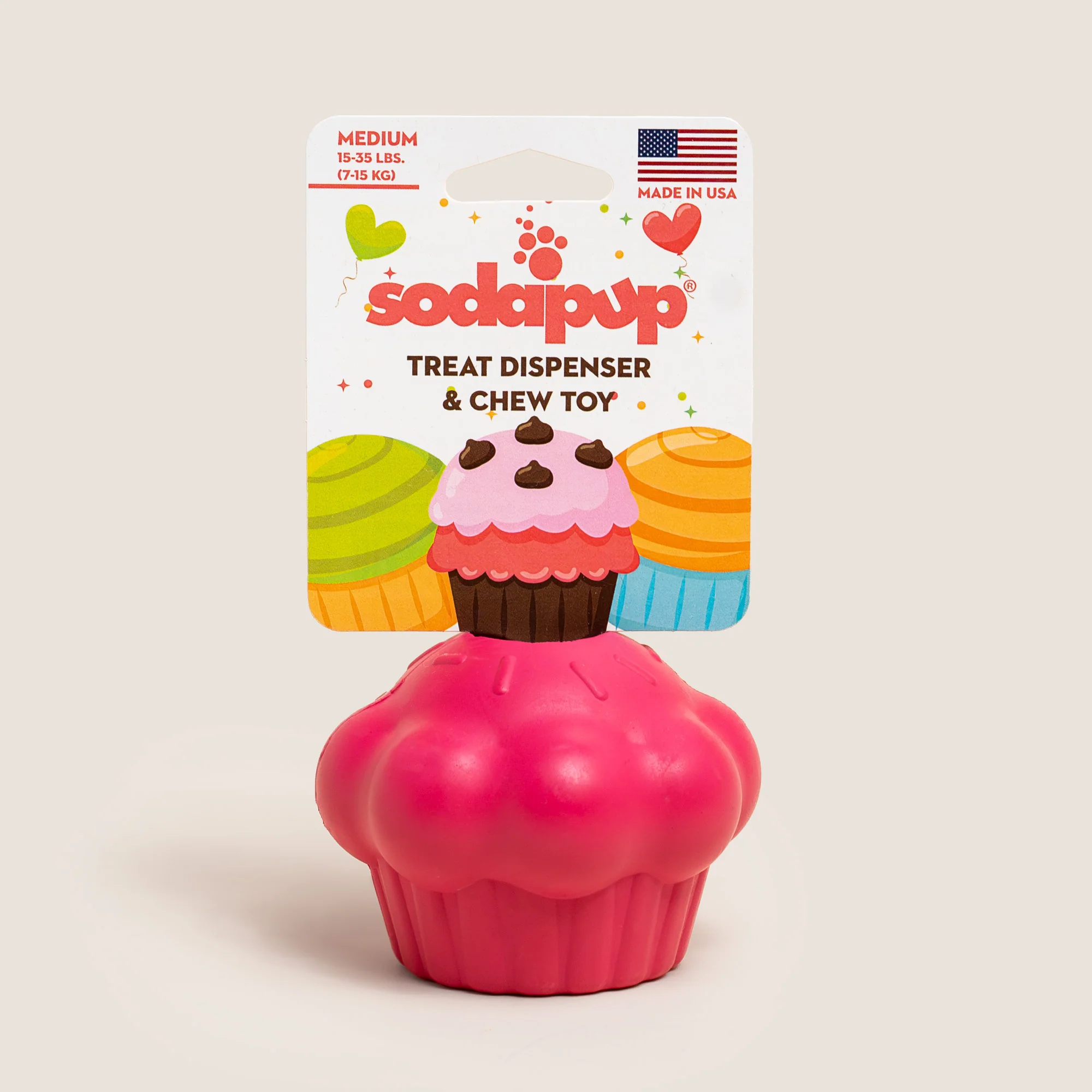 SodaPup Cupcakes Treat Dispenser Chew Toy - Image 5