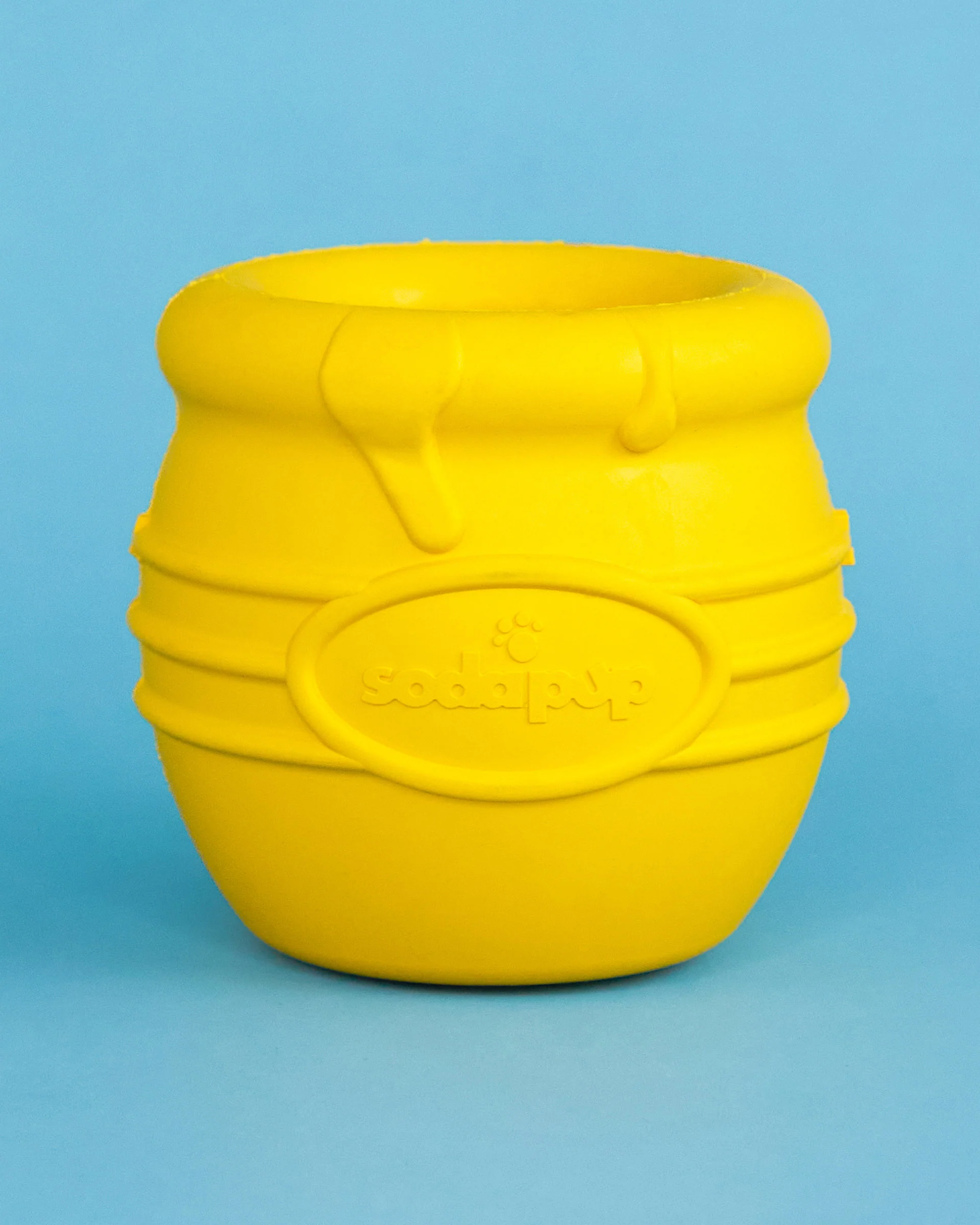 SodaPup Honey Pot Original Yellow Slow Feeder Treat Dispenser - Image 13