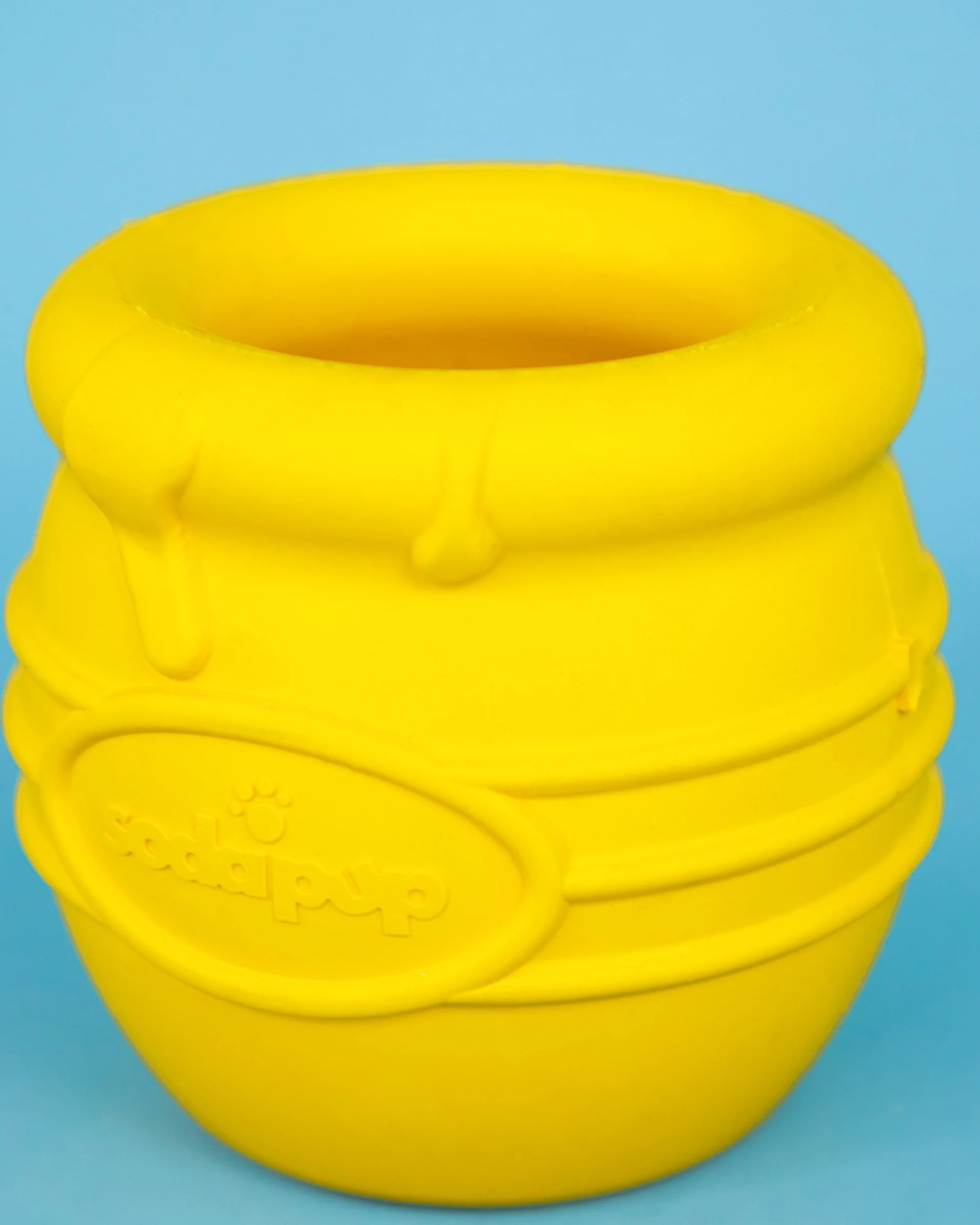 SodaPup Honey Pot Original Yellow Slow Feeder Treat Dispenser - Image 17