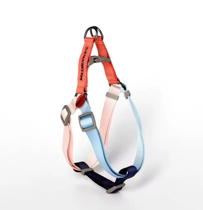 Colourful Sonia Dog Harness - Vermillion and Cherry Multicolour - Image 4