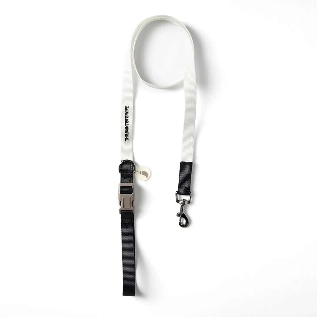 Sonia Dog Leash - Navy & White