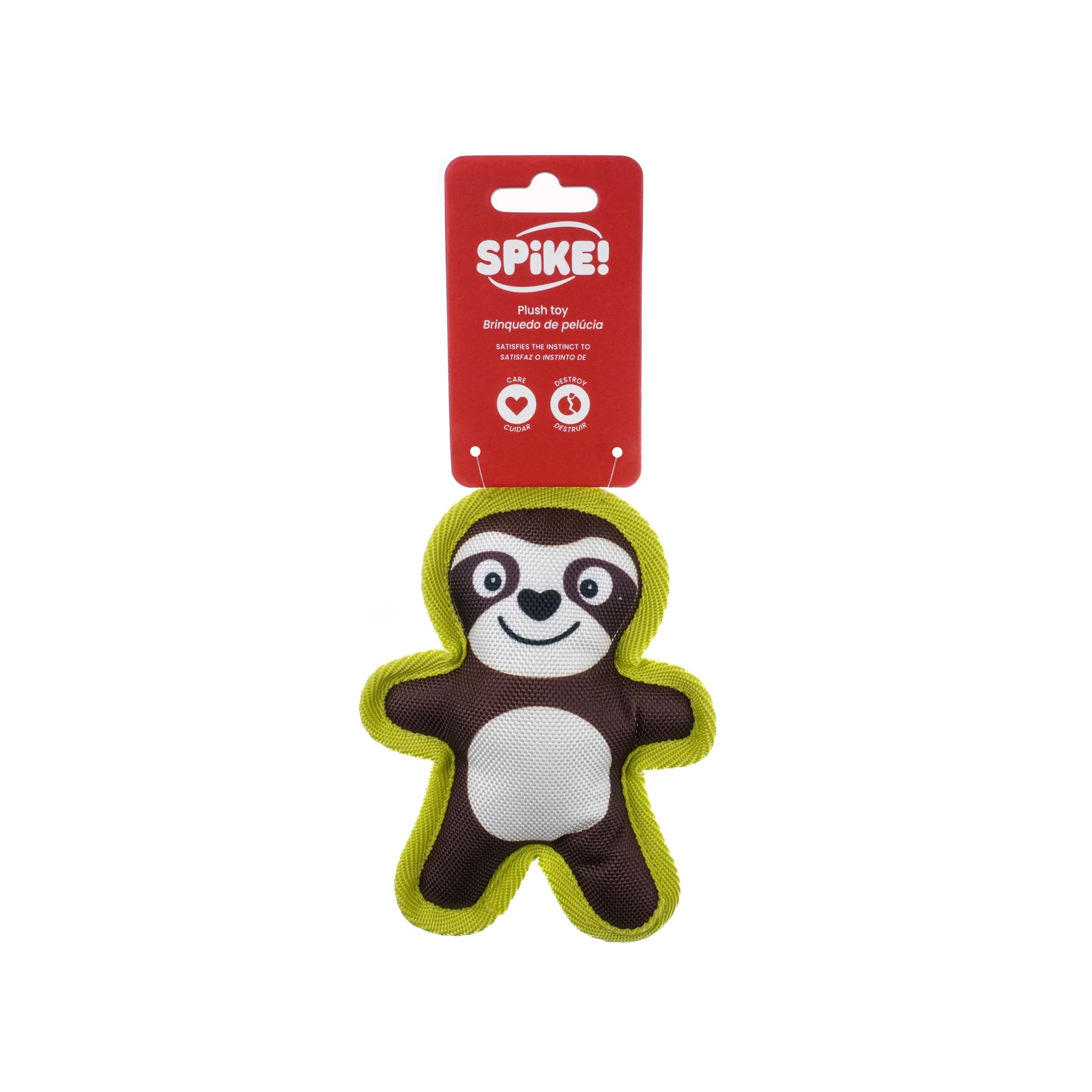 Spike Canvas Sloth Dog Toy - Image 2