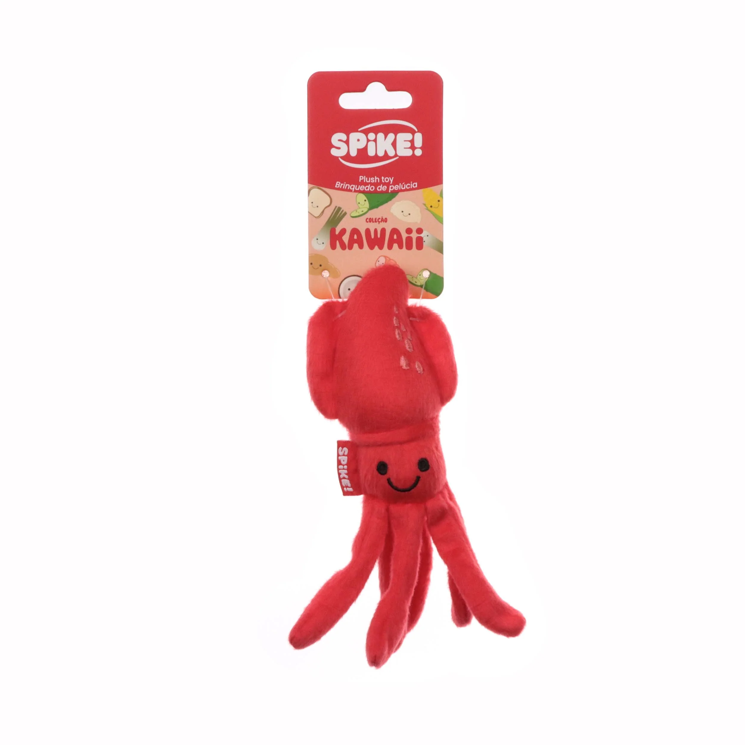 Spike Kawaii Plush Squid Dog Toy - Image 4