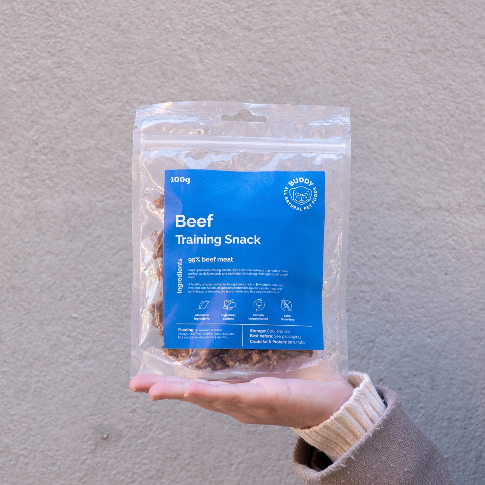 Training Snacks - Beef 100g - Image 2