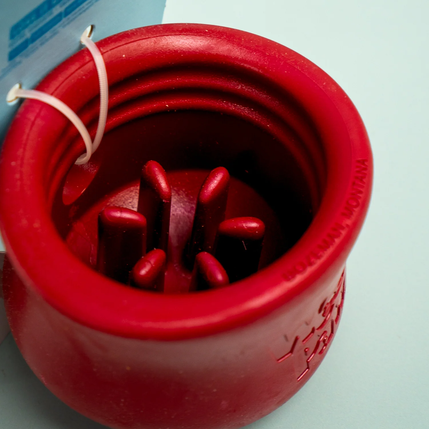West Paw Zogoflex Toppl Treat Dispenser & Enrichment Feeder for Dogs - Ruby Red - Image 5
