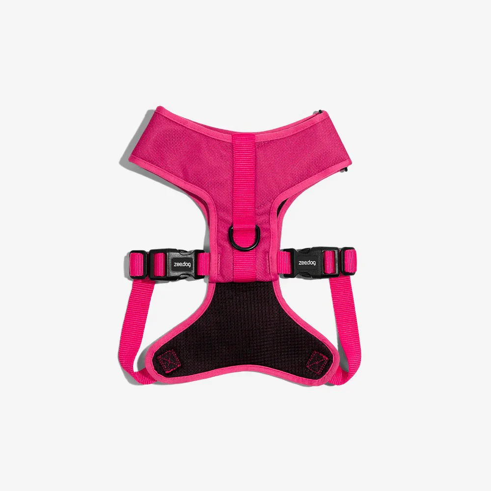 Zee.Dog Adjustable Air Mesh Harness for Dogs - Pink LED - Image 2