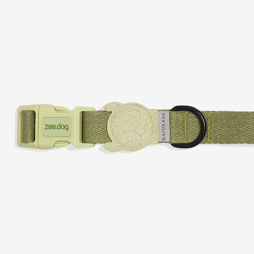 Zee.Dog Naturals Dog Collar - Moss - Image 2