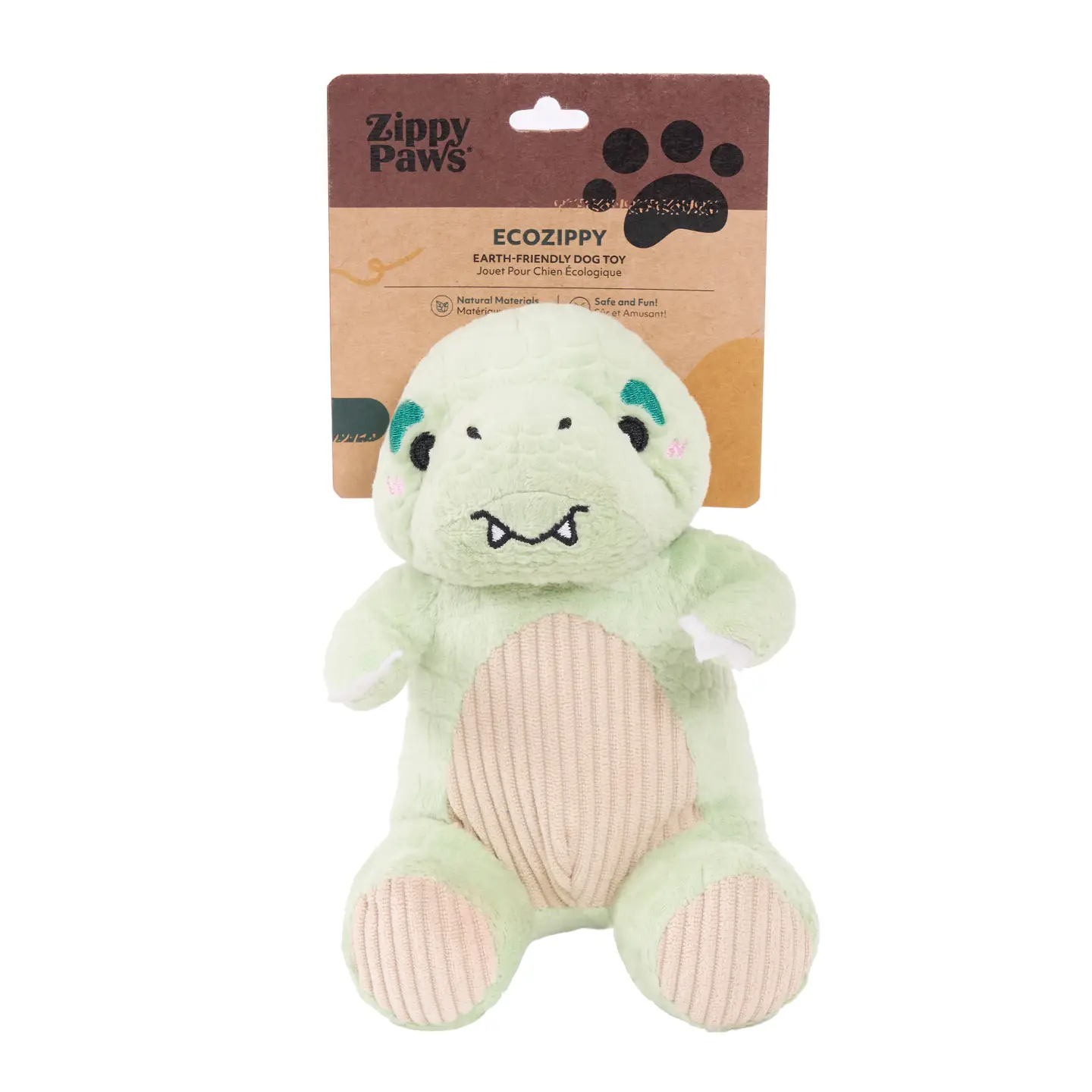 ZippyPaws Ecozippy Dinoz Dog Toys - T-Rex - Image 4